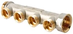 Коллектор распределительный 1"х4х3/4"ЕК VALTEC