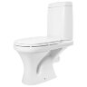 Унитаз-компакт КЕРАМИН Санти R Дуал с сиденьем микролифт, белый