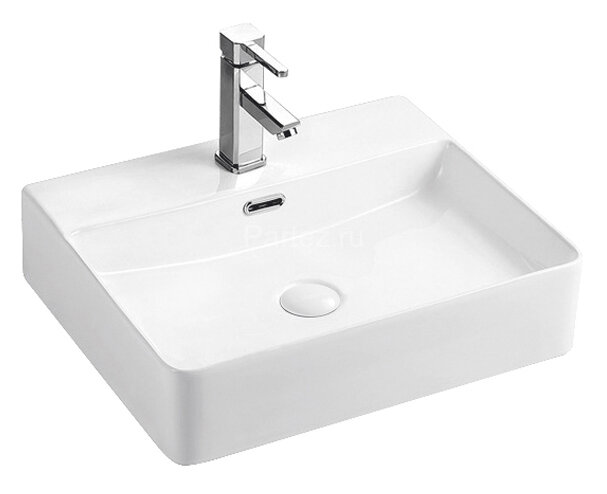 Раковина накладная Azario 500х420х120 прямоугольная, белый (AZ-2173-S)