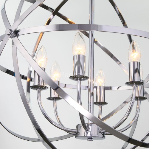 Подвесная люстра Eurosvet 60139/6 хром