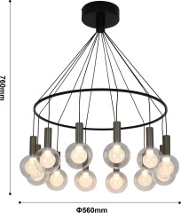 Подвесная люстра Favourite 4378-12P