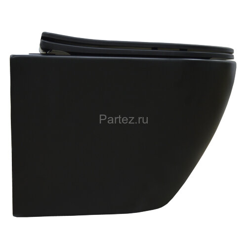 Сет AZARIO инсталляция + Унитаз подвесной Gloria с быстросъемным сиденьем микролифт, черный матовый 