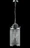 Подвесная люстра Crystal Lux TADEO SP4 D200 CHROME/TRANSPARENTE