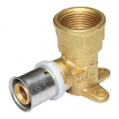 Угол пресс настенный с внутренней резьбой 20х1/2" VALTEC