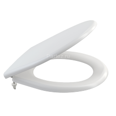 Сиденье для унитаза Alcaplast, Duroplast, крепление металл, быстросъемное, белый (A602)
