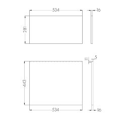 Фасад для тумбы Aquaton Лондри 60 Дуб Рустикальный (1A274801LHDR0)