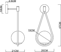 Бра Arte Lamp A7765AP-1BK