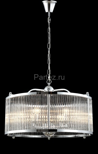 Подвесная люстра Crystal Lux TADEO SP6 D600 CHROME/TRANSPARENTE