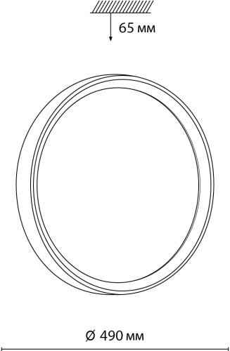 Настенно-потолочный светильник Sonex 7627/EL