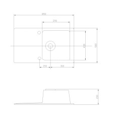 Кухонная мойка AQUATON Верона, шампань (1A710032VR290)