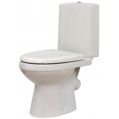 Унитаз-компакт Леда Премиум, сиденье с микролифтом, белый (45901130055)