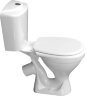 Унитаз - компакт КЕРАМИН Симпл Алкапласт 355х630х780 напольный, мягкое сиденье в комплекте, белый (C