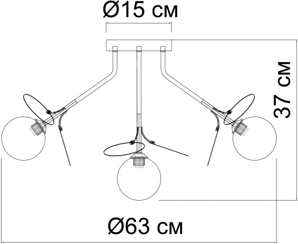 Потолочная люстра Arte Lamp A1369PL-7SG