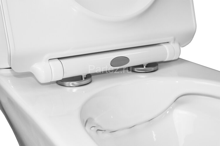 Унитаз-компакт Azario Verde 650х380х790 напольный, безободковый, с быстросъемным сиденьем микролифт