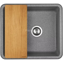 Кухонная мойка AQUATON Беллис 57 Серый (1A724932BS230)