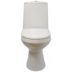 Унитаз-компакт Лея Премиум, сиденье с микролифтом, белый (41301130315)