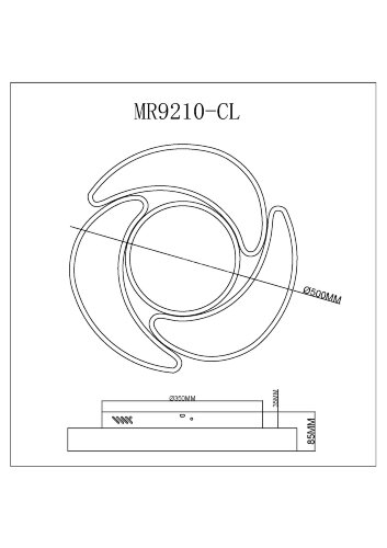 Потолочный светильник MyFar MR9210-CL