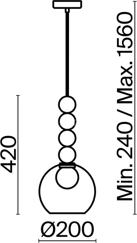 Подвесной светильник Freya FR5220PL-01G6