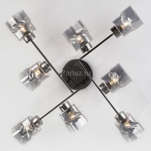 Потолочная люстра Eurosvet 30165/8 черный жемчуг