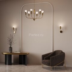 Подвесная люстра Eurosvet 60167/6 латунь