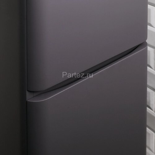 Пенал подвесной Итана Roberto 40 400х350х1550 правый, графит (CS00083702)