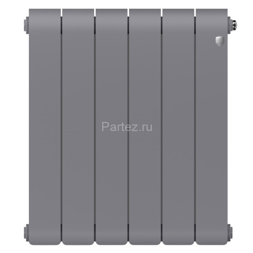 Радиатор биметаллический Royal Thermo Infinity 500 Silver Satin - 6 секц.