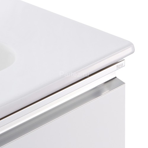 Модуль для раковины Roca THE GAP 600 мм, 2 ящика, белый глянец