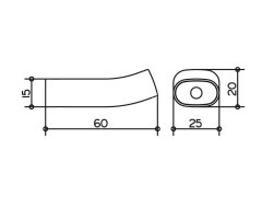 Крючок Keuco Edition 400, Хром (11514010000)