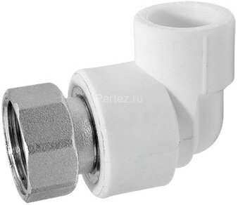 Угол с накидной гайкой PPR-ВР D25х3/4" MeerPlast