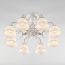 Потолочная люстра Eurosvet 60107/8 белый с золотом