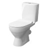 Унитаз-компакт КЕРАМИН Толедо Slim Алкапласт с мягким сиденьем микролифт, белый