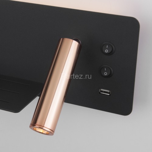 Бра Elektrostandard MRL LED 1113 чёрный/золото