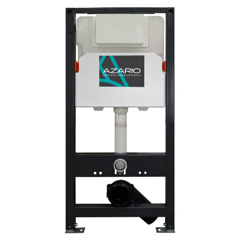 Сет AZARIO NEW Инсталляция для подвесного унитаза 3/6л + подвесной унитаз Azario Teramo безободковый