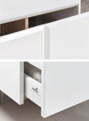 Тумба подвесная Roca Up, 80 см, белый (Z.RU93.0.301.2)