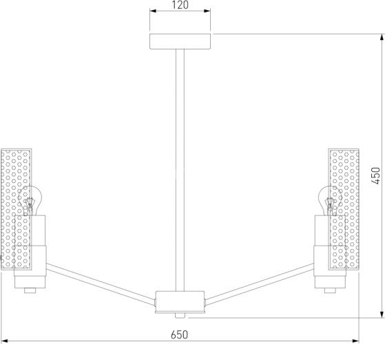 Потолочная люстра Eurosvet 70139/6 никель