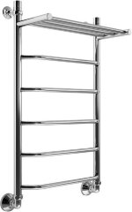 Полотенцесушитель водяной Маргроид Лесенка &quot;Вид 6&quot; с полкой 80х60 (комплект), хром