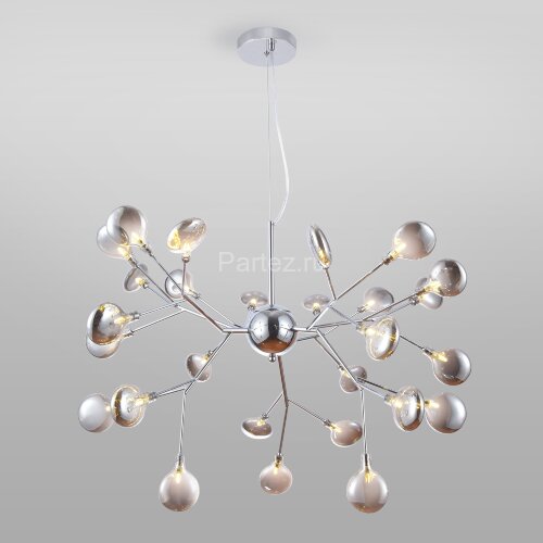 Подвесная люстра Bogate's 554 хром / дымчатый