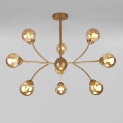 Потолочная люстра Eurosvet 30179 матовое золото