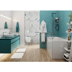 Ванна акриловая VAGNERPLAST KASANDRA прямоугольная, 160х70 см, белая (VPBA167KAS2X-04)