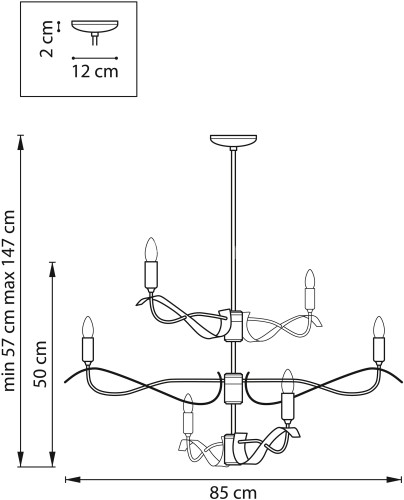 Потолочная люстра Lightstar 733267