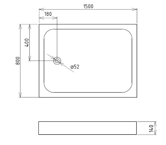 Душевой поддон Gemy ST13C