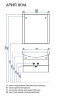 Тумба под раковину AQUATON Ария 80 М белая (1A140801AA010)