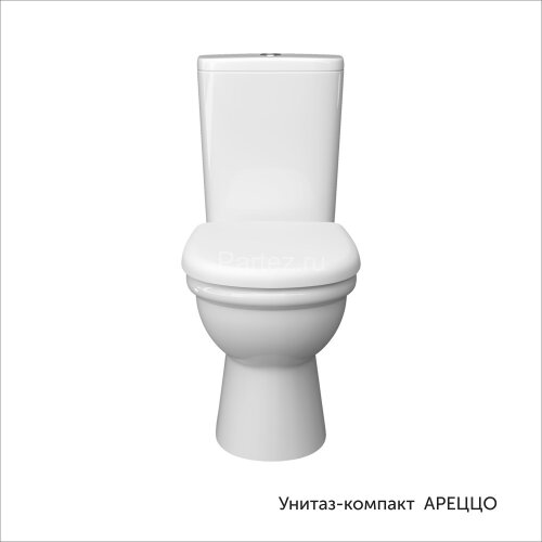 Унитаз-компакт Керамин Ареццо ЖС Инкоэр 360х700х820 напольный, с жестким сиденьем, двухрежимной спус