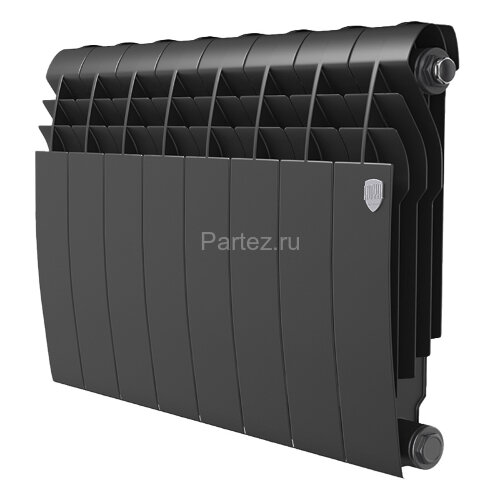 Биметаллический радиатор Royal Thermo BiLiner Noire Sable 350/87-10