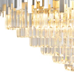 Подвесная люстра Natali Kovaltseva VERTIGO 81440/12C SILVER