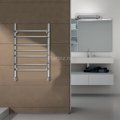 Полотенцесушитель водяной AZARIO FERRARA 500/800 7 секций, нижнее/диагональное подключение, 1/2&quot;, хр