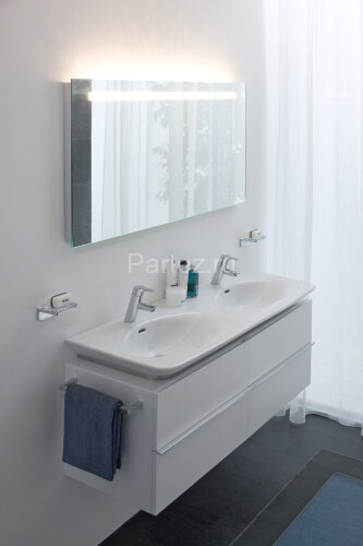 Раковина подвесная двойная Laufen Palace 130x48 см, белый (8.1070.8.000.104.1)