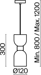 Подвесной светильник Freya FR5203PL-01BS