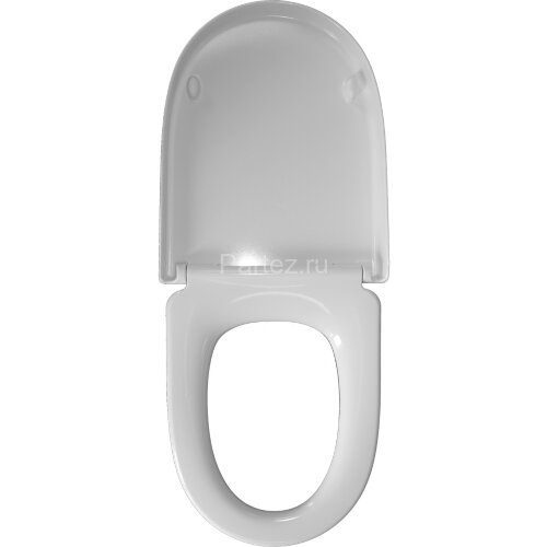 2115S сиденье для унитаза дюропласт с микролифтом, белое MELANA