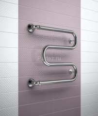 Полотенцесушитель водяной Маргроид М-образный 50х50 &quot;Вид 37&quot;, хром